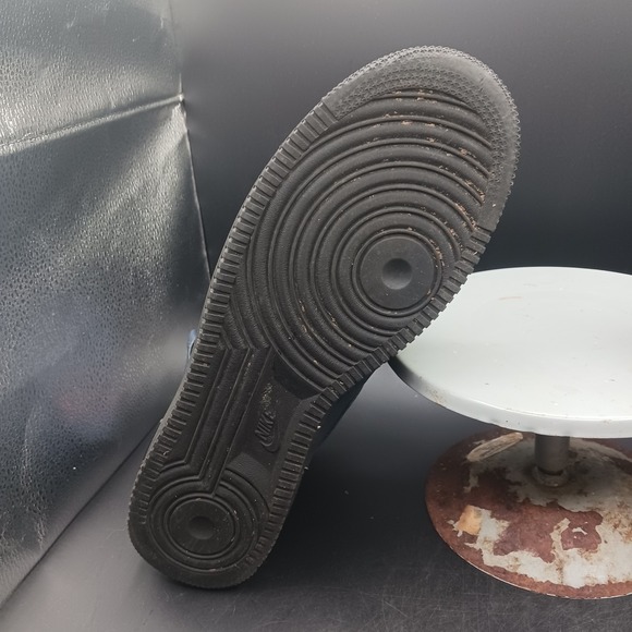 Nike Air Force 1 Obsidian BQ4592-400 Mid Sneakers Navy & Orange Men's Sz 13 FUC - Picture 9 of 13